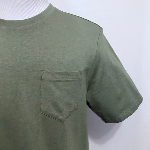 Tahari NWT Green Pocket Tee Men L - Picture 3 of 11